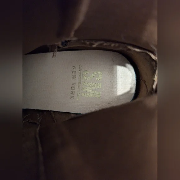 SM New York brown boots Size 6 1/2 - Picture 7 of 8